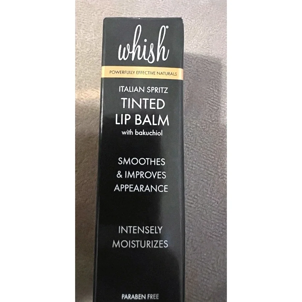Whish‎ Tinted Lip Balm set of 2 Wild Mint Italian Spritz W/ Bakuchiol
